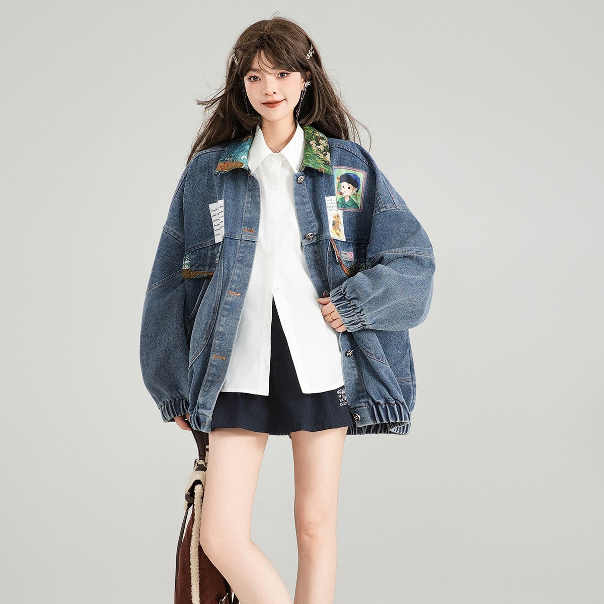 Artistic Denim Jacket For Women
