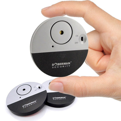 DOBERMAN SECURITY SE-0106 100dB Electronic Wireless Vibration Sensor Home Security Door Window Alarm