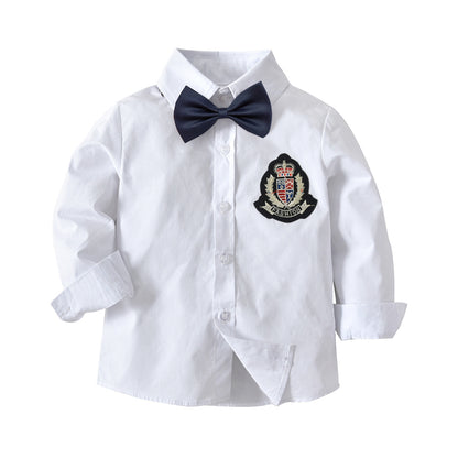 The Foundation Layer: Baby Boy Long-Sleeve Bottoming Shirt