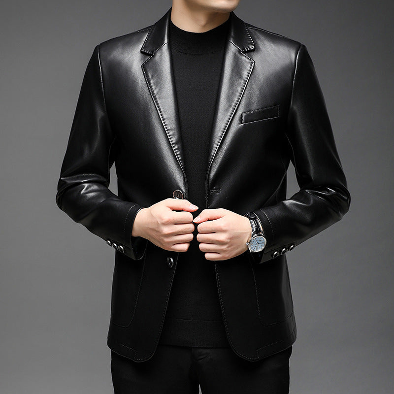 Single-Breasted Business Casual Suit Gentleman Executive Poise