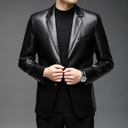 Single-Breasted Business Casual Suit Gentleman Executive Poise