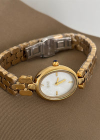 Gold Strap White