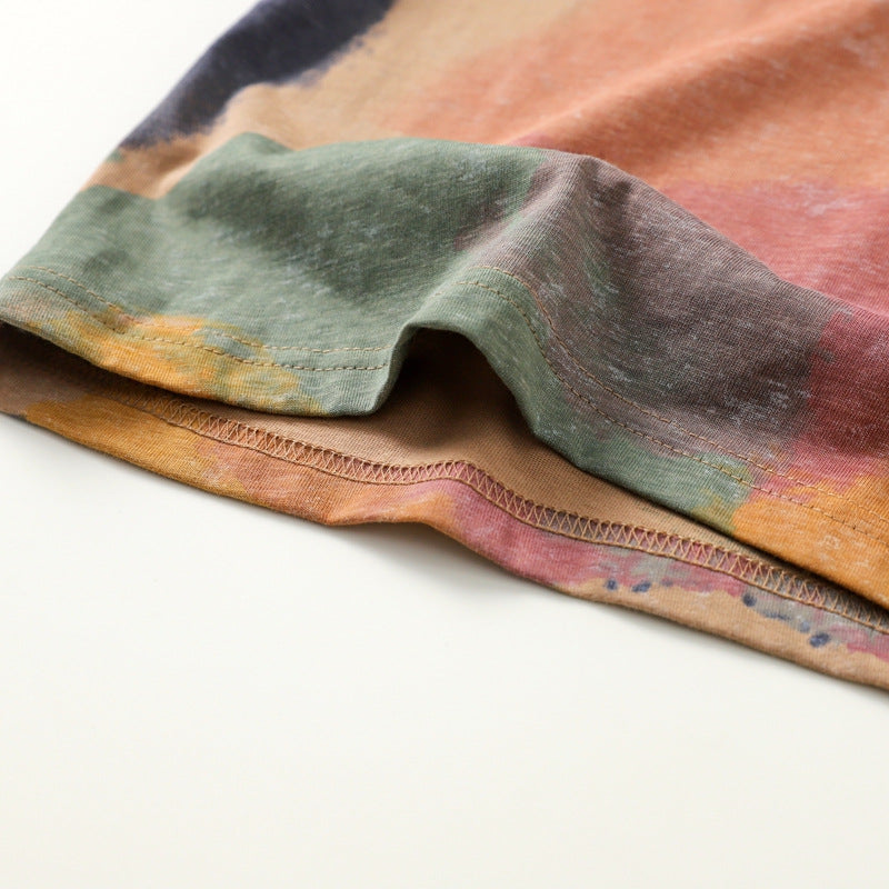 The Bubble Prism: Tie-Dye Bubble-Printed Short-Sleeve T-Shirt