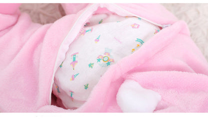 The Coral Cocoon: Cartoon Animal One-Piece Pajamas