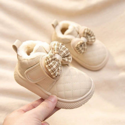 The Velvet Snug: Baby Girl Thermal Snow Booties