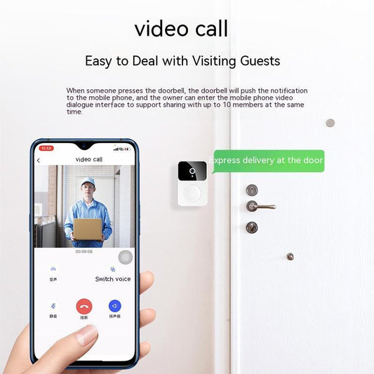 Intelligent Visual Doorbell X9 Wireless Remote Home
