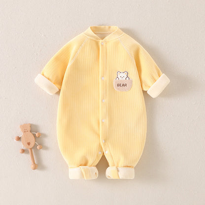 The First Winter: Autumn & Winter Newborn Jumpsuit