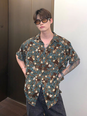 Modern Loose Fit Long Sleeve Lapel Fashion Shirt