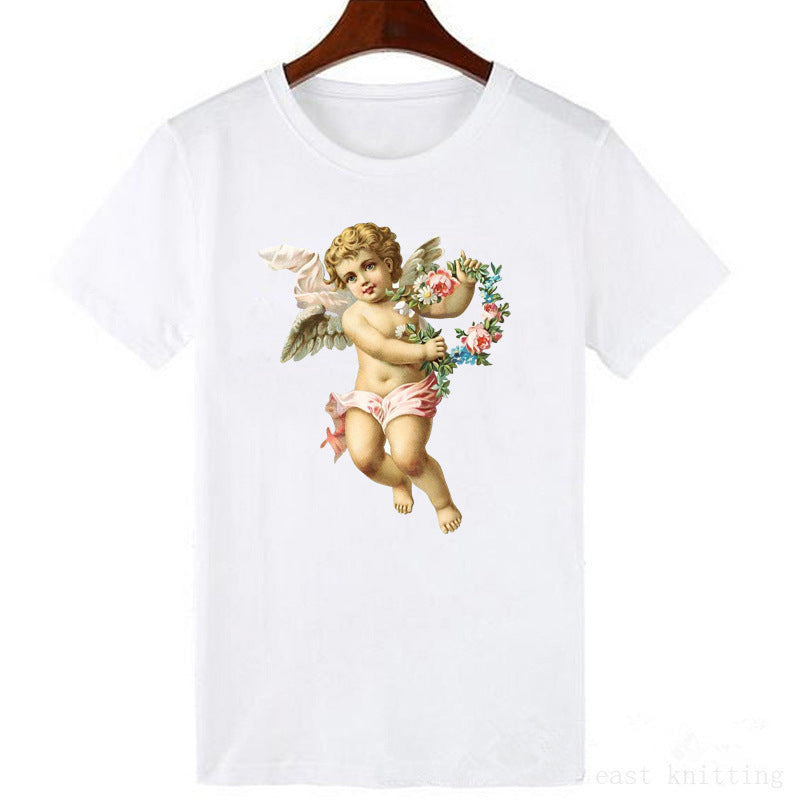 Adam and Eve crewneck T-shirt