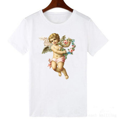 Adam and Eve crewneck T-shirt
