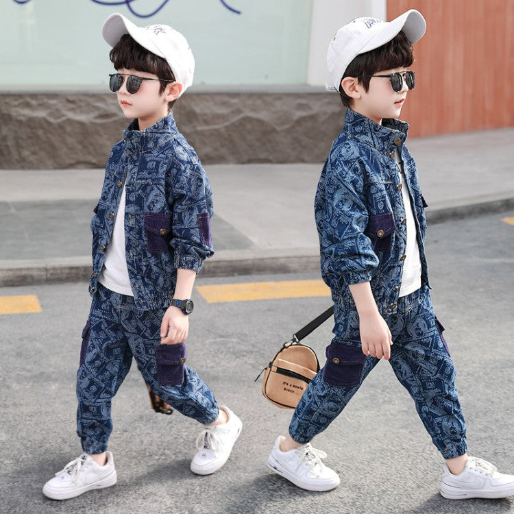 Industrial Denim Tailored Boutique Suit