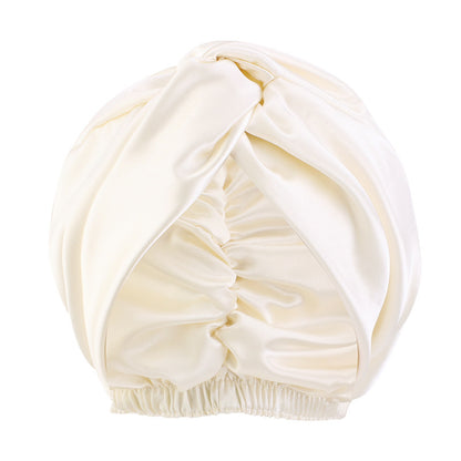 Artificial Silk Double-layer Cross Twist Nightcap