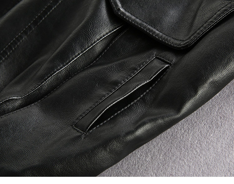 European American Street Trend Handsome Loose Leather Clothes Urban Maverick