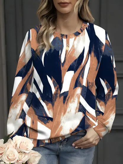 Fashion Casual Printed Long Sleeve Women
