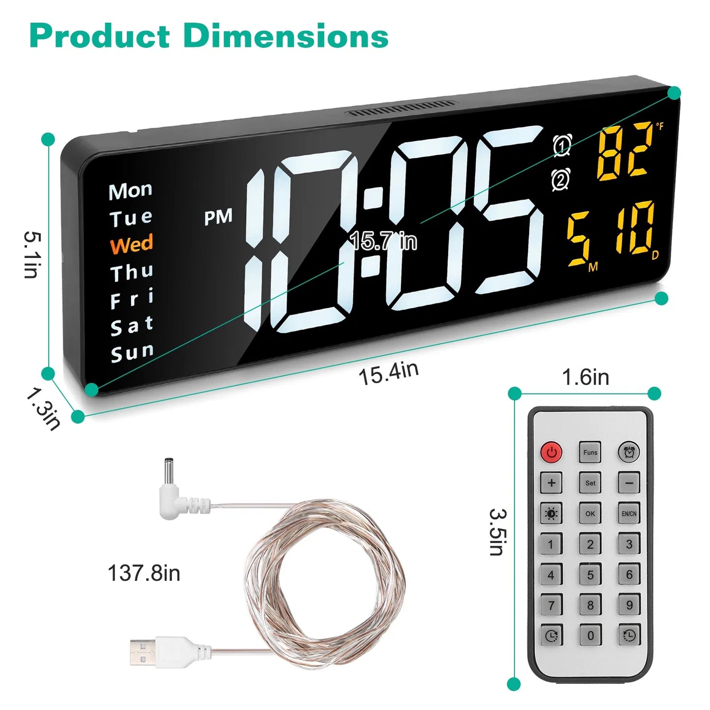 Grand View Horizon: 15.7in Precision Digital Wall Gallery