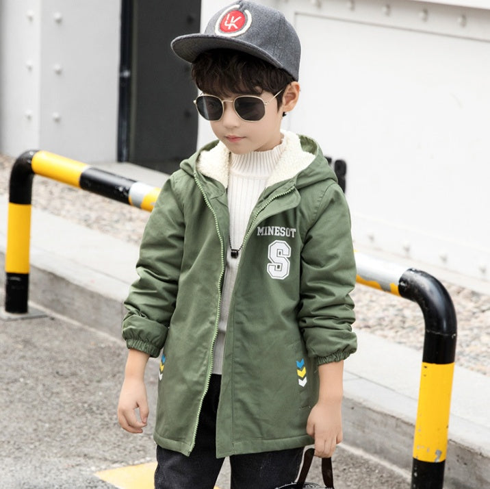 The Urban Windbreaker: Plus-Velvet Korean-Style Windbreaker