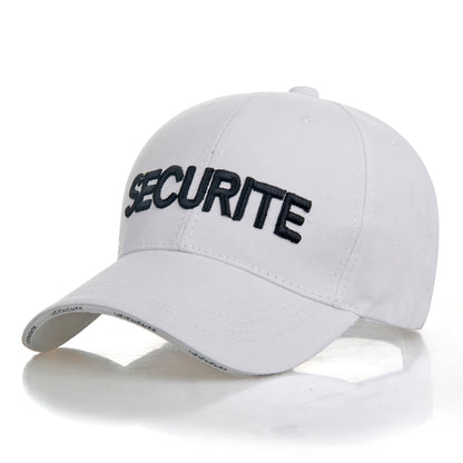 Alphabet Muse: Embroidered Visor Baseball Cap