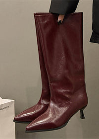 Ankela Red Long Stiletto Heel