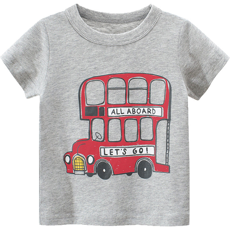 The Summer Heritage: New-Season Boys’ Short-Sleeve Signature T-Shirt
