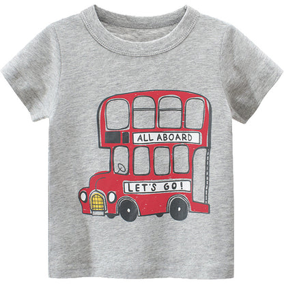 The Summer Heritage: New-Season Boys’ Short-Sleeve Signature T-Shirt