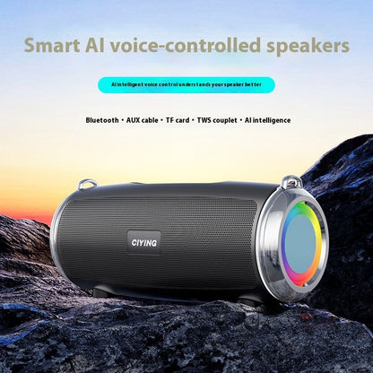 Smart Speaker, Wireless Bluetooth Speaker, Little Steel Cannon