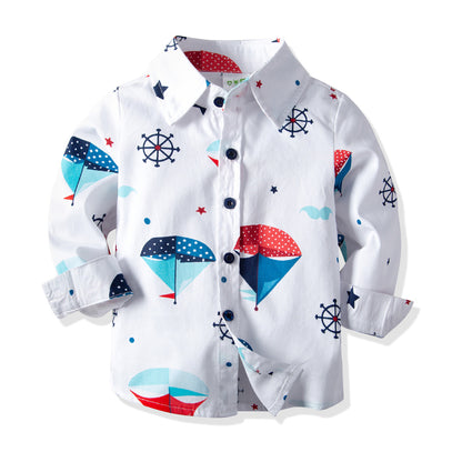 The Foundation Layer: Baby Boy Long-Sleeve Bottoming Shirt