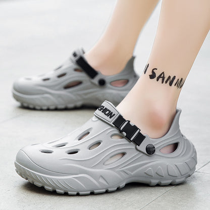 Eva Shield: Large-Capacity Drop-Plastic Backstrap Shoes