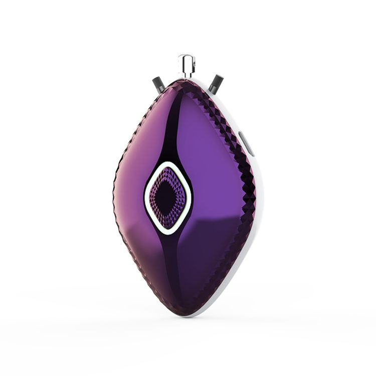 Portable hanging neck anion air purifier