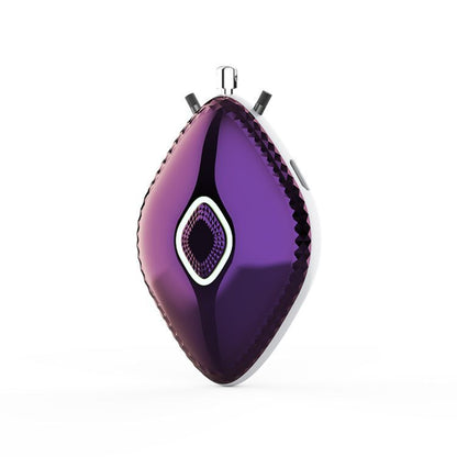 Portable hanging neck anion air purifier