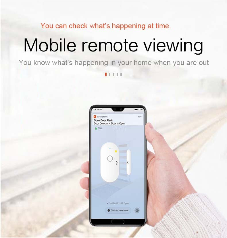 WiFi Door Magnetic Window Magnetic Intrusion Alarm Tuya Smart