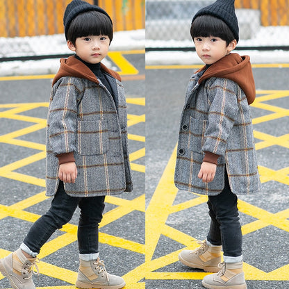 The Artisan Loom: Premium Heritage Woolen Coat for Boys
