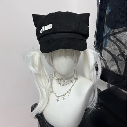 Cat Ears Beret Children Sweet Cool Soft Cutie Cute