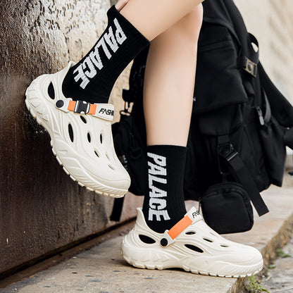 Eva Shield: Large-Capacity Drop-Plastic Backstrap Shoes