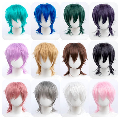 Universal Cosplay Wig Hair Tail Lengthened Anti-curling