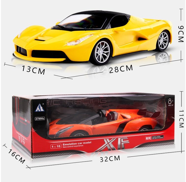 1:16 Scale Remote Control Racing Car | High-Speed RC Model Vehicle for Kids