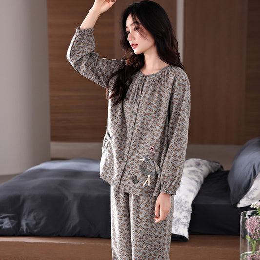 The Pure Cotton: Women’s Loose Cotton Pajama Suit