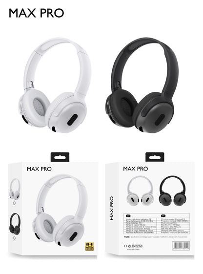 FoldBeat: Foldable Wireless Bluetooth HiFi Stereo Noise Cancelling Gaming Headset