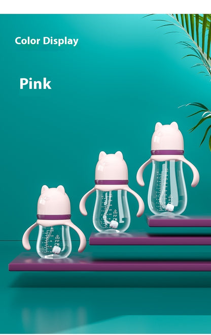 Wide Caliber: PP Straw Baby Water & Milk Feeding Bottle