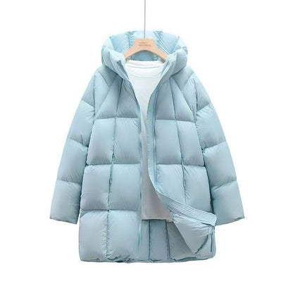 Women's Cloud Puff Fashion Hooded Thickened Thermal Coat