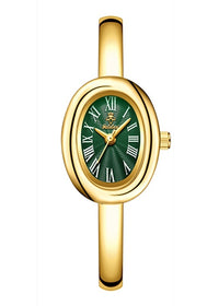 Gold Spiral Green