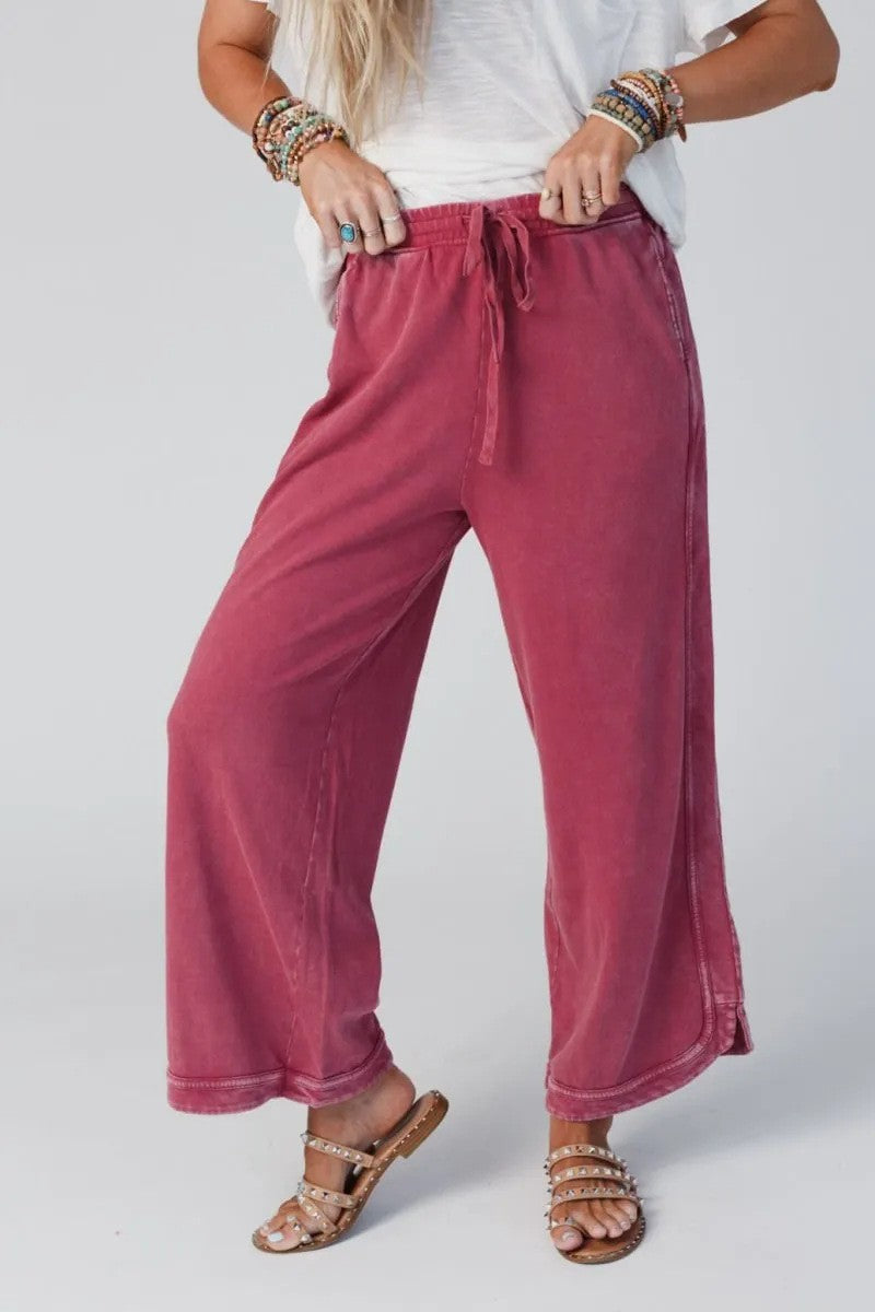Women's Fashion Casual Wide Leg Leisure Sports Pants