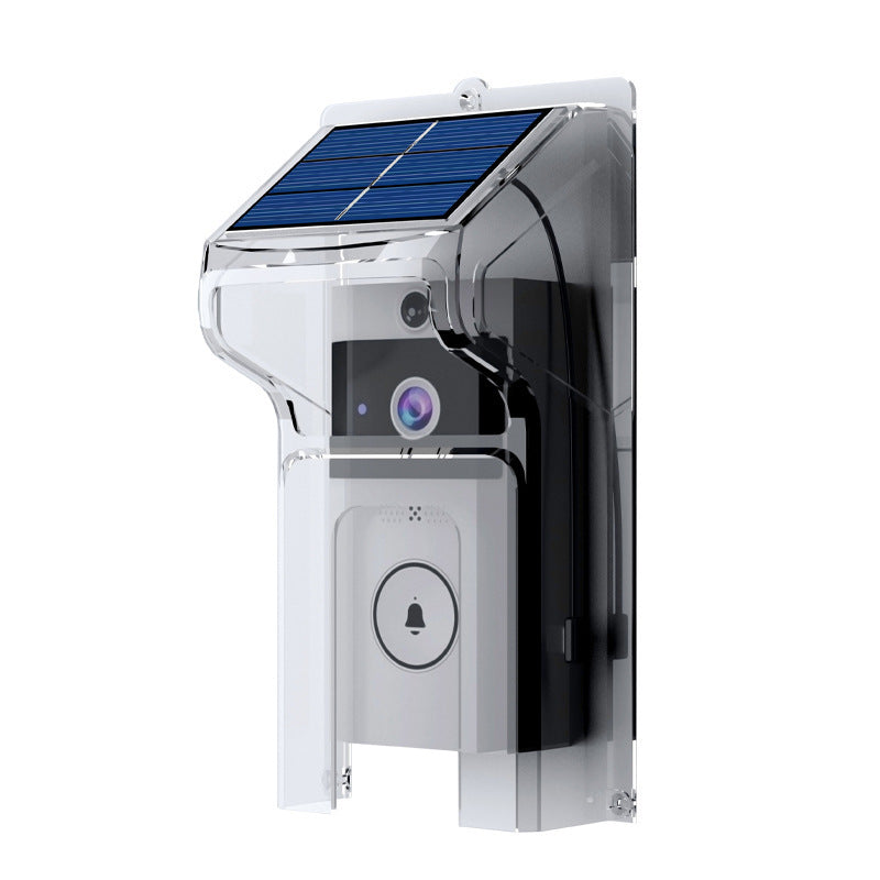 HD Wireless Video Doorbell With Solar Rain Cover
