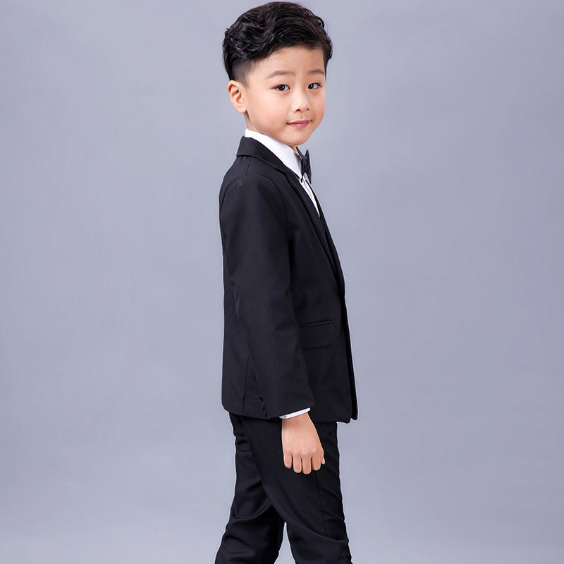 Ceremonial Midnight Black Formal Gala Suit