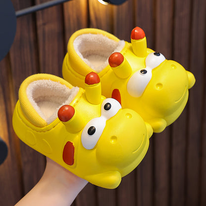 Children's Cotton Slippers Are Waterproof And Warm