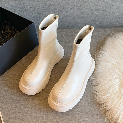 Women's Plush Warm Autumn And Winter Thick Soled Boots