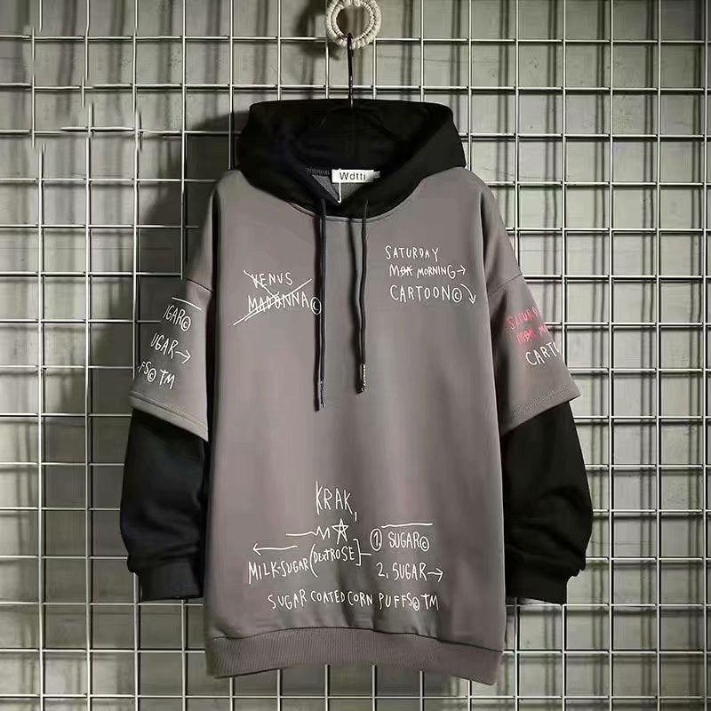 Avant-Garde Layered Fleece Trend Sweater
