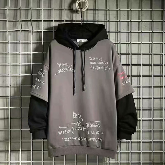 Avant-Garde Layered Fleece Trend Sweater