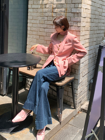 Korean Streamer Suit Jacket For Women