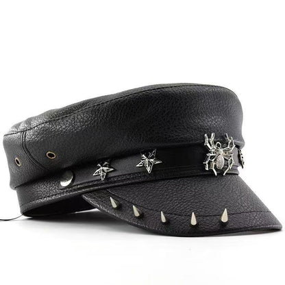 Navy Hat Fashion Punk Y2g Beret