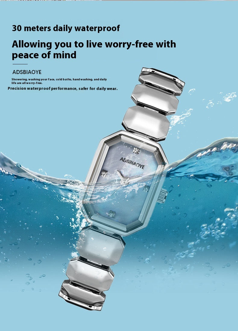 Elegant Women's Exquisite And Versatile Waterproof Watch